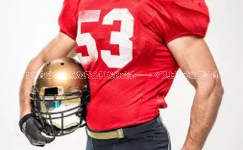 凯发官网首页入口度小满理财明王朝的体育盛事：从龙凤会到龙舟竞赛——《明上运动主要赛事》概览